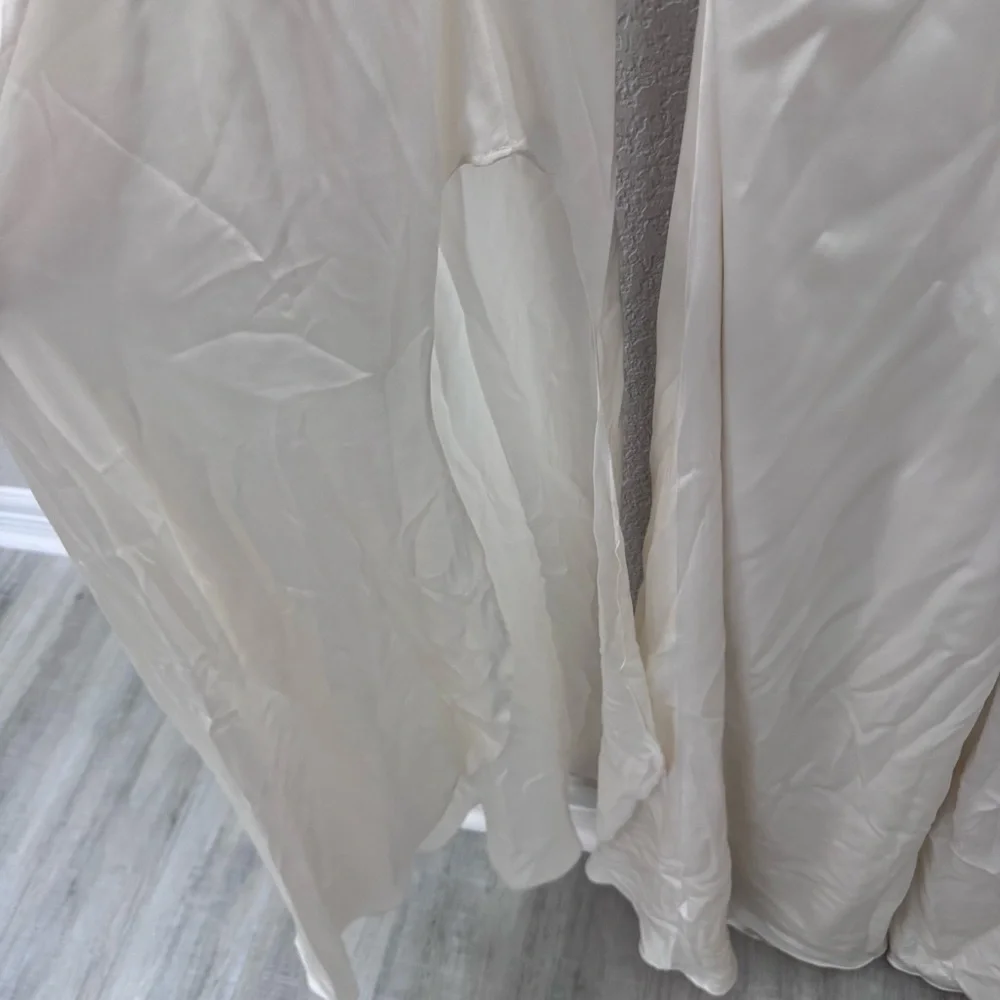 cult gaia XS Ivory Long Sleeve Cutout Maxi Jasmin Dress - Picture 3 of 12